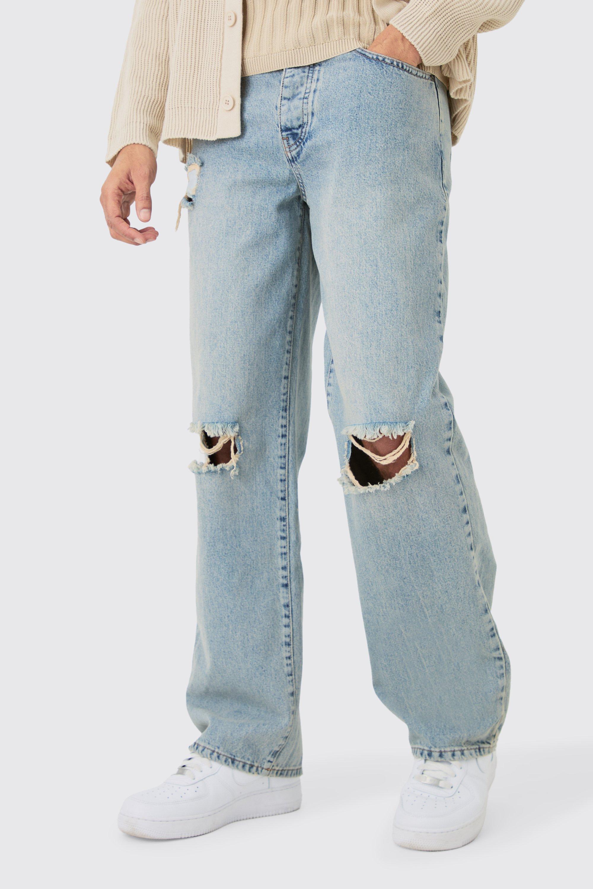 Bershka ripped cheapest 90s jeans